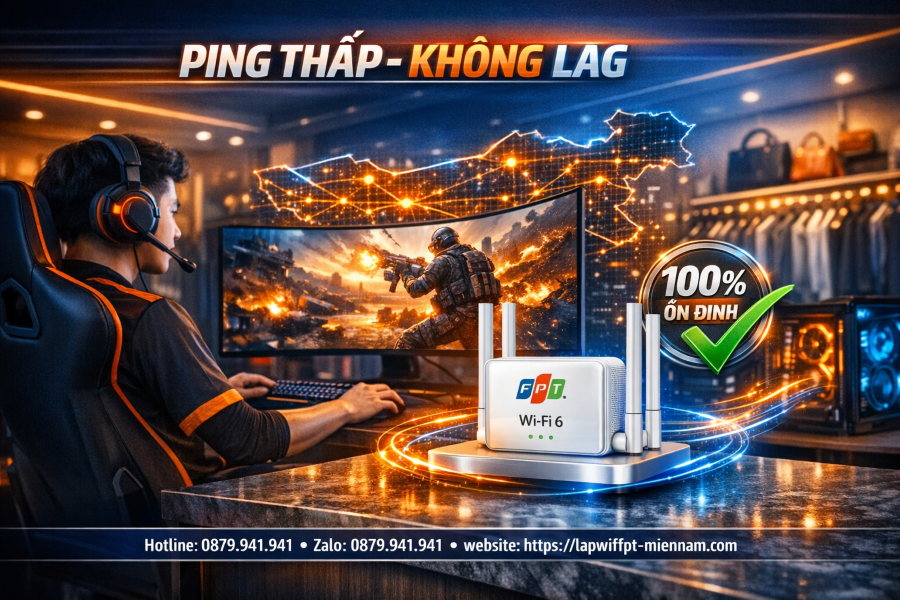 Wifi FPT Liên Chiểu chơi game tốt không? Phân tích từ góc nhìn Game thủ
