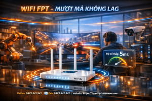 Wifi FPT Liên Chiểu có lag không? Sự thật về đường truyền cáp quang