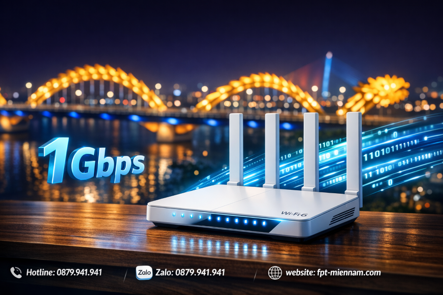 Wifi FPT Ngũ Hành Sơn Tốc Độ Cao: Đỉnh Cao Công Nghệ Băng Thông 1Gbps