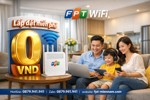 WiFi FPT Phường Chánh Hưng: Miễn Phí Lắp Đặt 100%, Tốc Độ Siêu Tốc