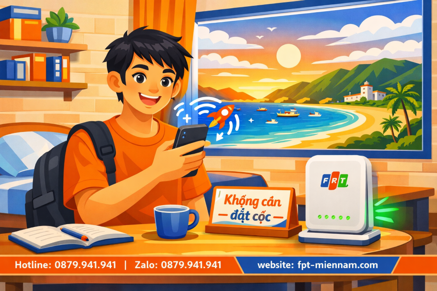 Wifi FPT Quy Nhơn Nam Không Cần Đặt Cọc: Ưu Đãi Vàng Cho Cư Dân