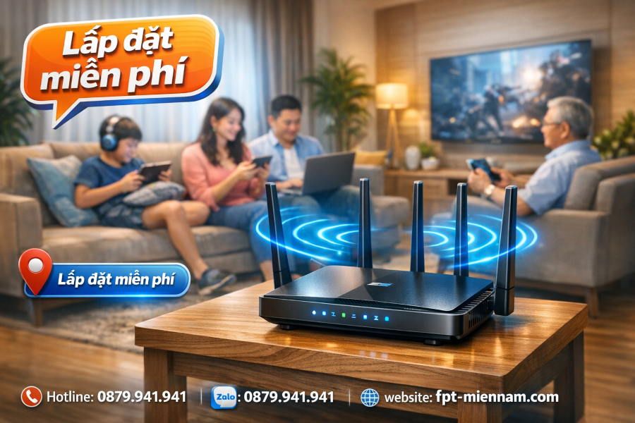 WiFi FPT Rạch Dừa Miễn Phí Lắp Đặt: Ưu Đãi Vàng Cho Cư Dân