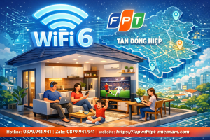 WiFi FPT Tân Đông Hiệp Không Đặt Cọc: Giải Pháp Internet Tốc Độ Cao Cho Mọi Nhà