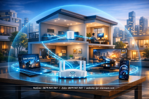 WiFi Mesh FPT Phường Phú Định Có Tốt Không? Giải Pháp Mạng Toàn Diện Cho Nhà Nhiều Tầng