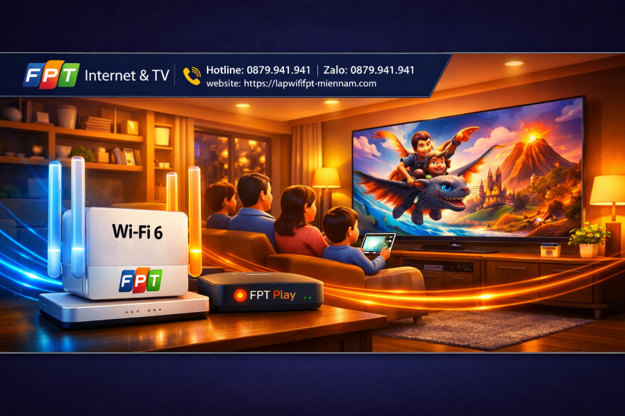 Combo Internet + TV FPT Thuận An: Trọn Bộ Giải Trí Cho Cả Gia Đình, Giá Cực Rẻ