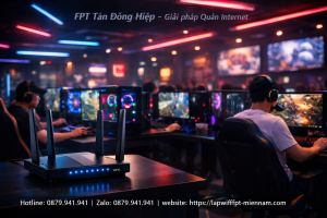 Giải Pháp Lắp Mạng FPT Tân Đông Hiệp Cho Quán Net: Tối Ưu Tốc Độ, Cân Mọi Tựa Game