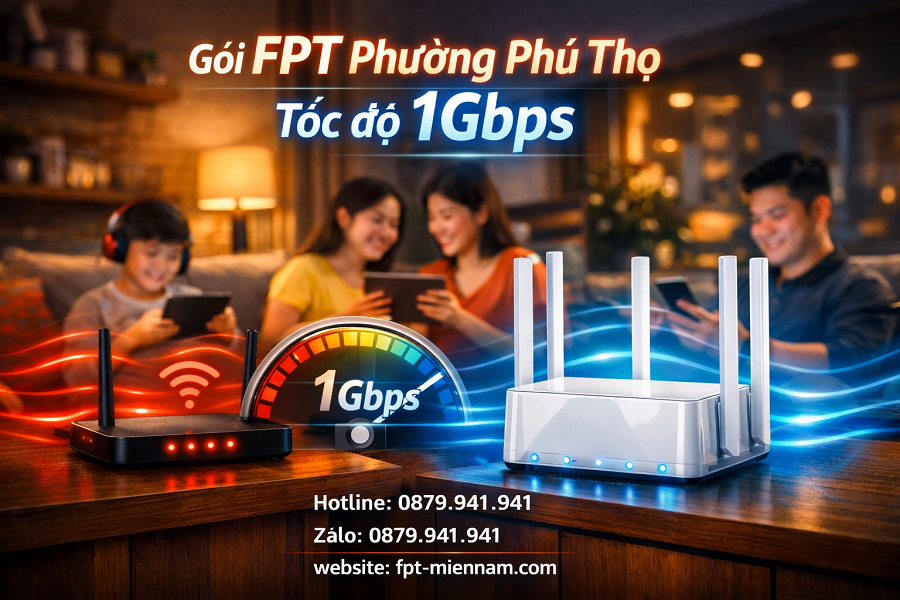 Gói FPT Phường Phú Thọ: Lựa Chọn Internet Thông Minh Cho Mọi Nhà