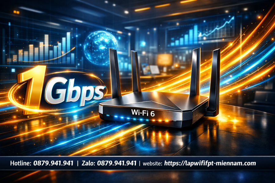 Gói FPT Thủ Dầu Một 1Gbps: Trải Nghiệm Internet Không Giới Hạn Tốc Độ