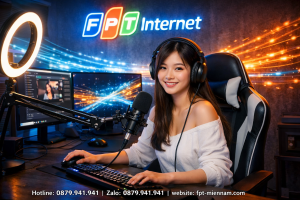 Internet FPT Long Hương Livestream – Giải Pháp Băng Thông Khủng Cho Streamer