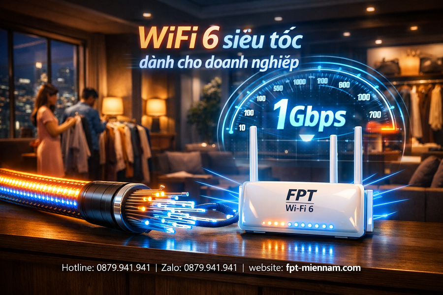 Internet FPT Phường Bình Thới Tốc Độ Cao: Đỉnh Cao Công Nghệ WiFi 6