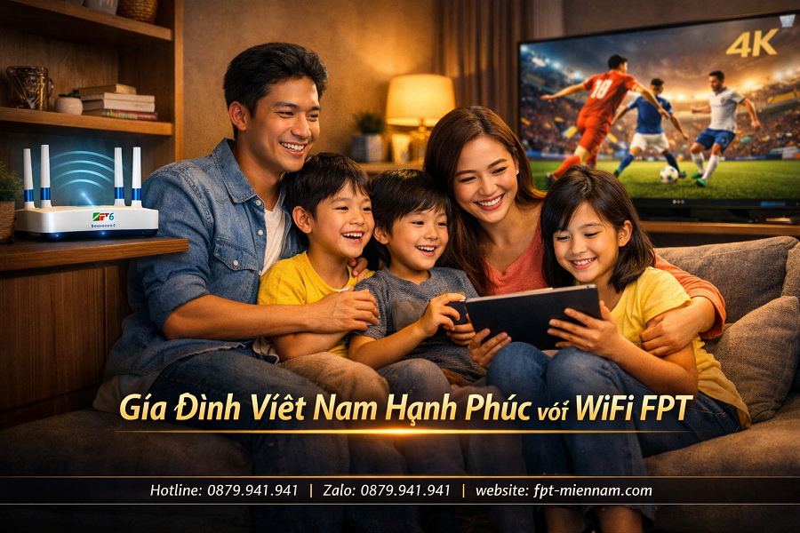 Internet FPT Phường Hòa Hưng Cho Gia Đình: Kết Nối Yêu Thương, Giải Trí Đỉnh Cao