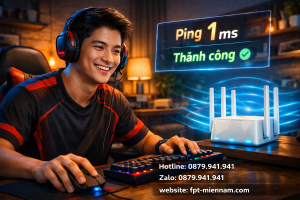 Internet FPT Phường Phú Thọ Có Lag Không? Sự Thật Về Tốc Độ WiFi 6