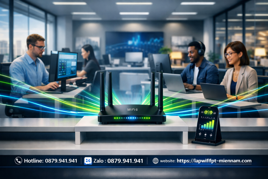 Internet FPT Thủ Dầu Một Cho Văn Phòng: Giải Pháp Đường Truyền Tốc Độ Cao, Ổn Định