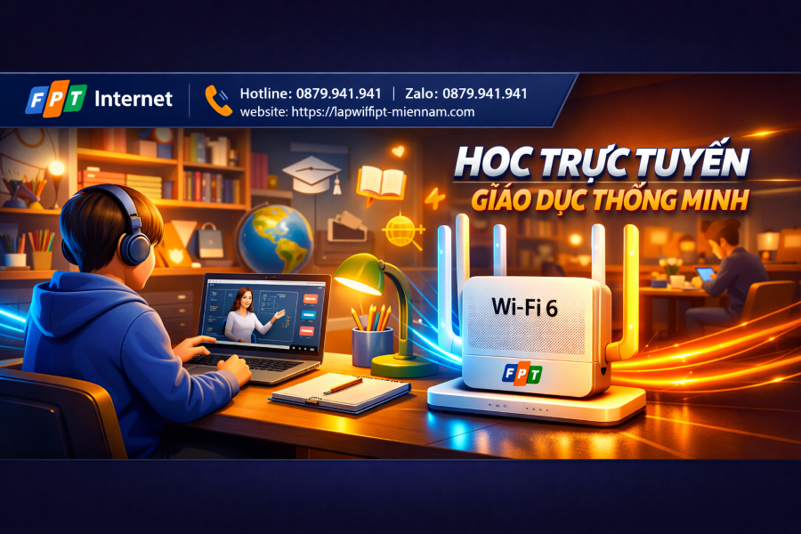 Internet FPT Thuận An Học Online: Giải Pháp Đường Truyền Ổn Định Cho Học Sinh, Sinh Viên