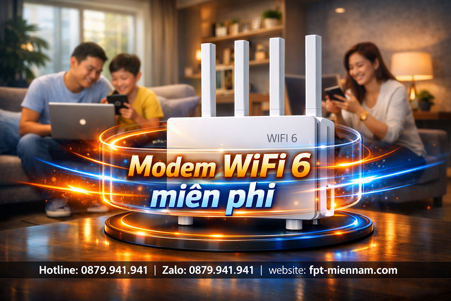 Lắp Mạng FPT Bình Chánh Miễn Phí Modem: Nhận Ngay WiFi 6 Đỉnh Cao