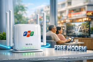 Lắp Mạng FPT Lái Thiêu Miễn Phí Modem: Ưu Đãi Cực Khủng Năm 2026
