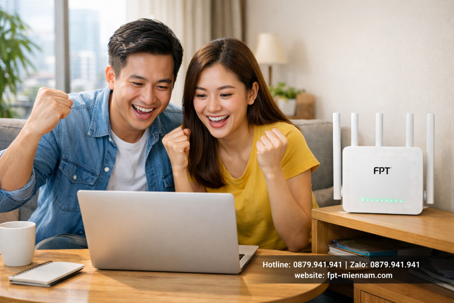 Lắp Mạng FPT Phú Mỹ Ưu Đãi Lớn: Tặng Cước Sâu, Trang Bị Wi-Fi Hiện Đại
