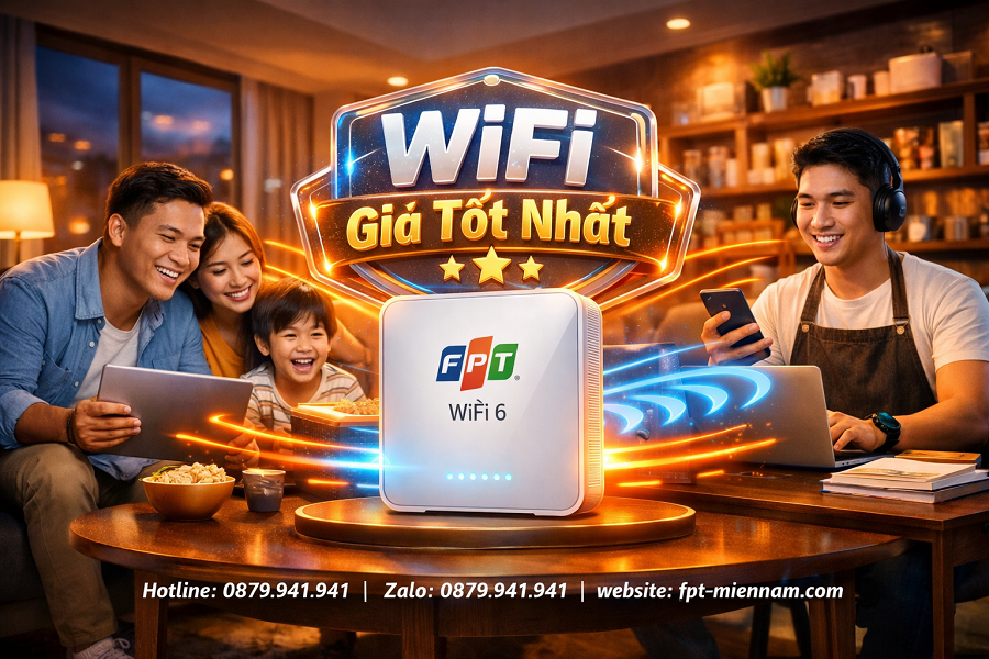 Lắp Mạng FPT Phường Bình Trị Đông Giá Tốt: WiFi 6 Siêu Tốc Chỉ Từ 195K/Tháng