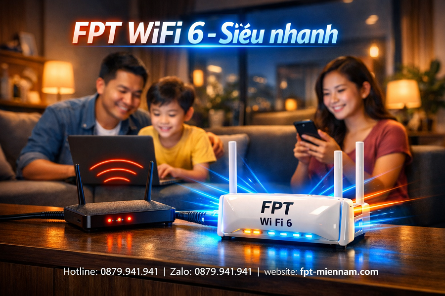 Lắp Mạng FPT Phường Hòa Bình Giá Rẻ: WiFi 6 Mạnh, Giá Cực Hời