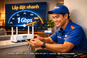 Lắp Mạng FPT Phường Hòa Bình Trong Ngày: Giải Pháp Siêu Tốc Cho Bạn