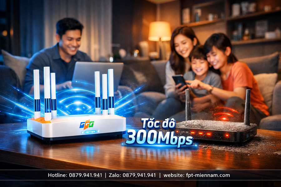 Lắp Mạng FPT Phường Hòa Hưng Giá Rẻ: WiFi 6 Siêu Tốc, Ưu Đãi Cực Khủng