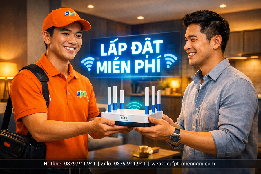 Lắp Mạng FPT Phường Hòa Hưng Miễn Phí Lắp Đặt: Ưu Đãi WiFi 6 Mới Nhất