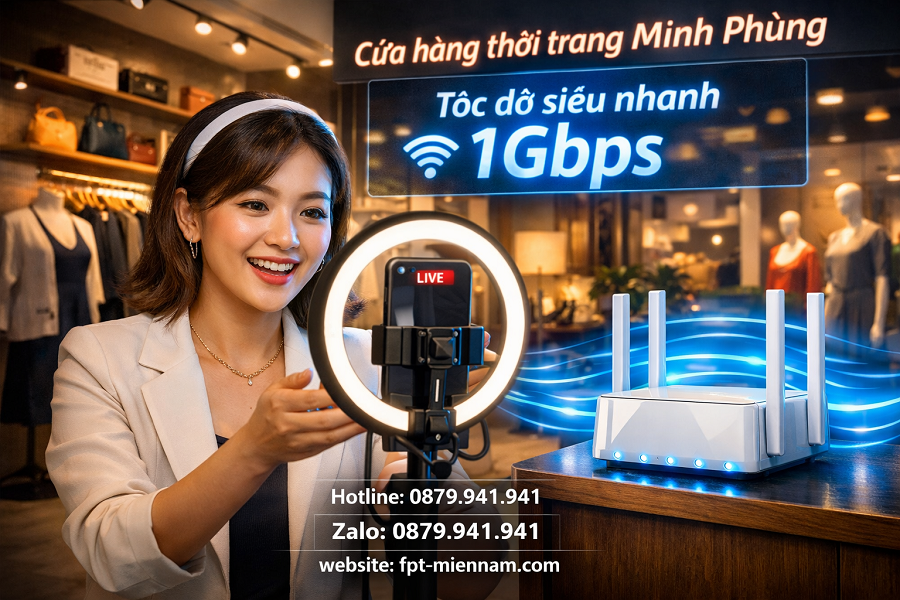 Lắp Mạng FPT Phường Minh Phụng Cho Shop: Kết Nối Ổn Định, Kinh Doanh Phát Đạt