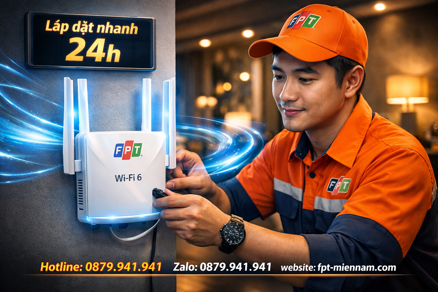 Lắp Mạng FPT Phường Minh Phụng Nhanh: WiFi 6 Siêu Tốc, Lắp Ngay Trong Ngày