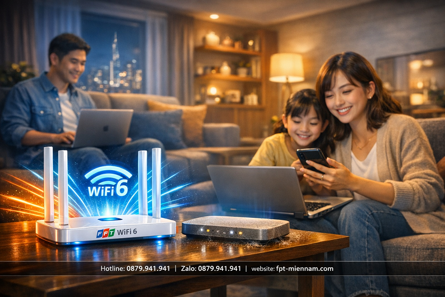 Lắp Mạng FPT Phường Vườn Lài Giá Tốt: Ưu Đãi WiFi 6 Mới Nhất