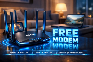 Lắp Mạng FPT Tam Long Miễn Phí Modem WiFi Thế Hệ Mới