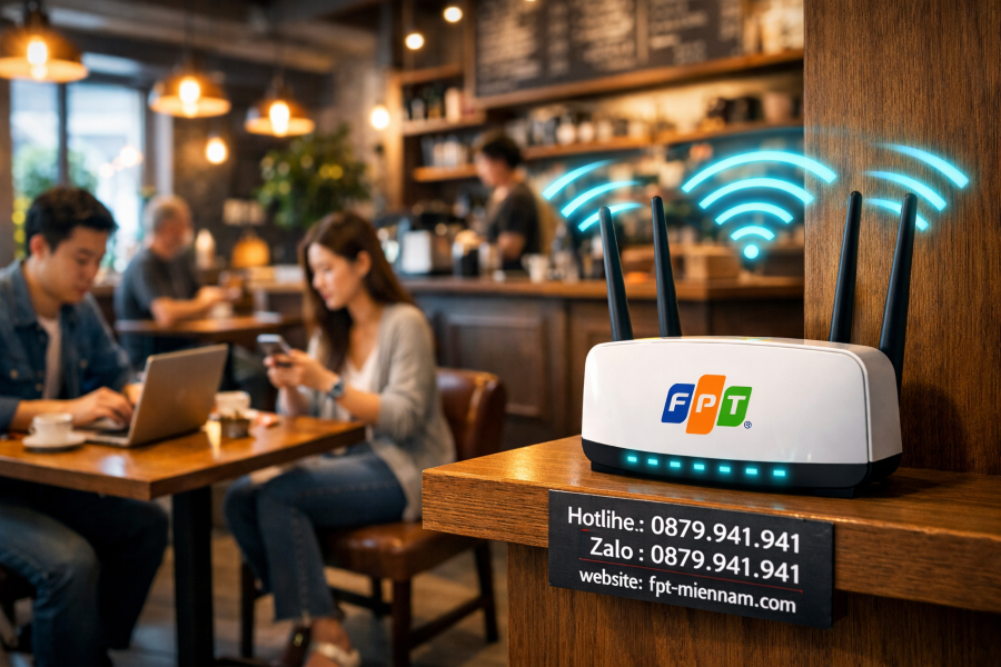 Lắp WiFi FPT Long Hương Cho Quán Cafe: Giải Pháp Internet Tối Ưu Cho Kinh Doanh