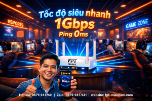 Lắp WiFi FPT Phường Hòa Bình Cho Quán Net: Chiến Game Mượt, Doanh Thu Cao