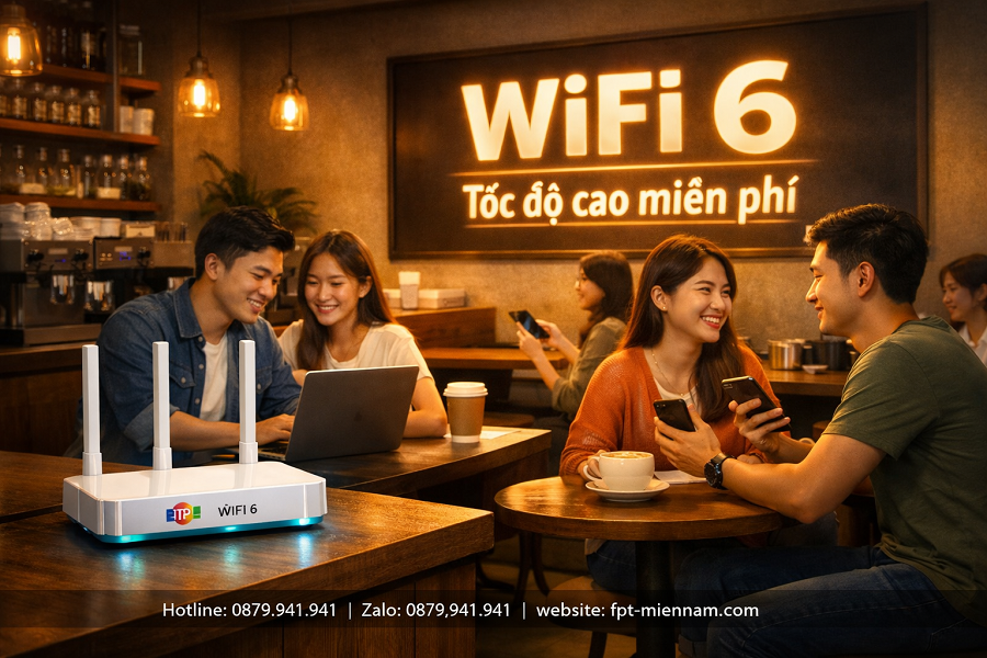 Lắp WiFi FPT Phường Vườn Lài Cho Quán Cafe: Bí Quyết Giữ Chân Khách Hàng
