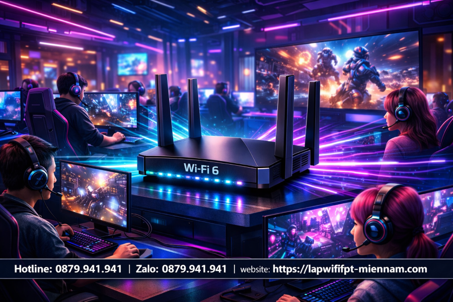 Lắp WiFi FPT Thủ Dầu Một Cho Quán Net: Đường Truyền Siêu Tốc, Chiến Game Không Độ Trễ