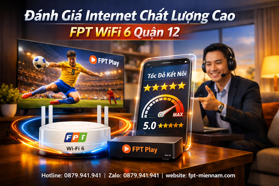 Review Mạng FPT Phường Đông Hưng Thuận Quận 12: Có Ổn Định Để Lắp Đặt?