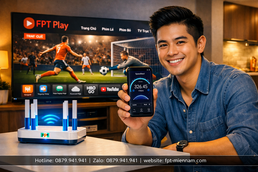 Review Mạng FPT Phường Hòa Hưng: Thực Hư Về Tốc Độ 1Gbps Và WiFi 6?