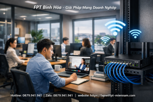 WiFi FPT Bình Hòa Cho Doanh Nghiệp: Hạ Tầng Mạnh, Kết Nối Vươn Tầm