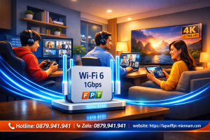 WiFi FPT Hòa Lợi Tốc Độ Cao: Giải Pháp Internet Mượt Mà, Không Lo Giật Lag