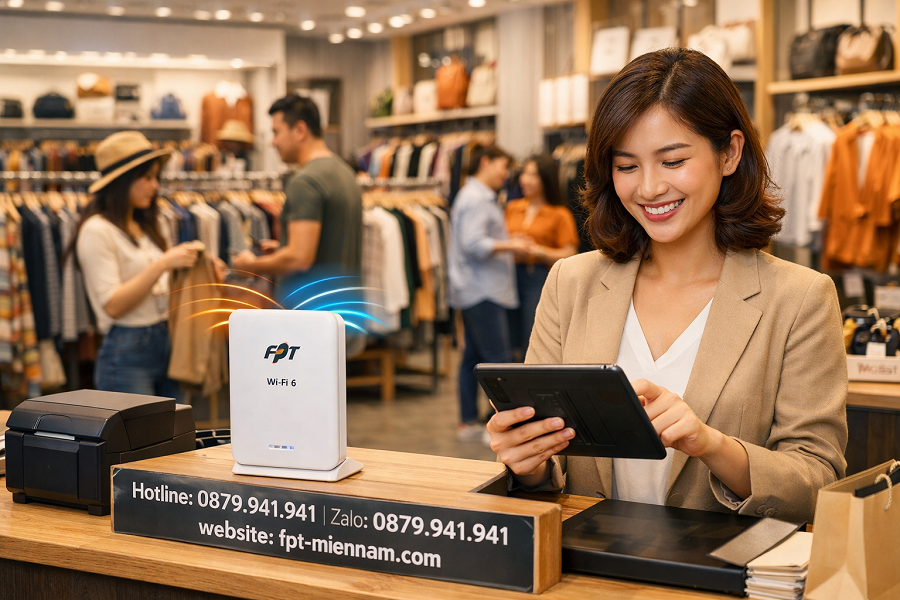 WiFi FPT Phường Bình Trị Đông Cho Shop: Giải Pháp Mạng Ổn Định, Tối Ưu Doanh Thu