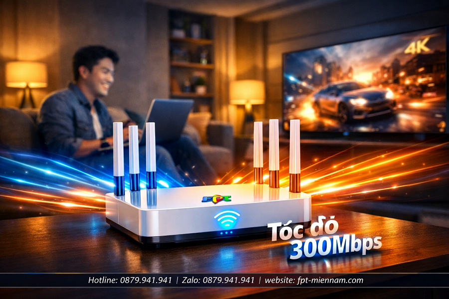 WiFi FPT Phường Hòa Hưng Tốc Độ Cao: Trải Nghiệm Công Nghệ WiFi 6 Đột Phá