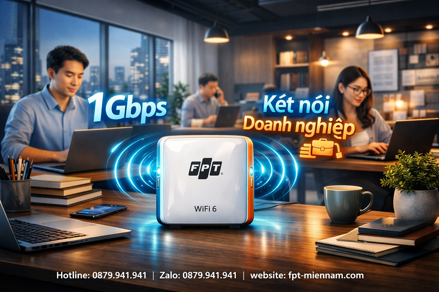 WiFi FPT Phường Vườn Lài Cho Doanh Nghiệp: Giải Pháp Kết Nối Ổn Định & Siêu Tốc