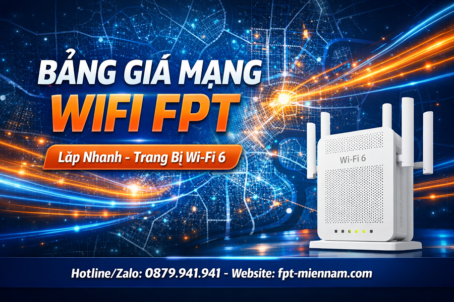 Bảng Giá Lắp Đặt Mạng Wifi FPT Chi Tiết Từng Khu Vực Mới Nhất