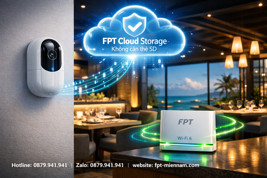 Camera An Ninh FPT Xã Bình Châu: Lưu Trữ Thông Minh, Không Cần Dùng Ổ Cứng Hay Thẻ Nhớ