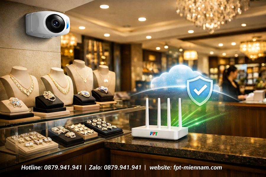 Camera FPT Phường Tam Long: Giải Pháp Phòng Ngừa Trộm Cắp Hiệu Quả Cho Tiệm Vàng