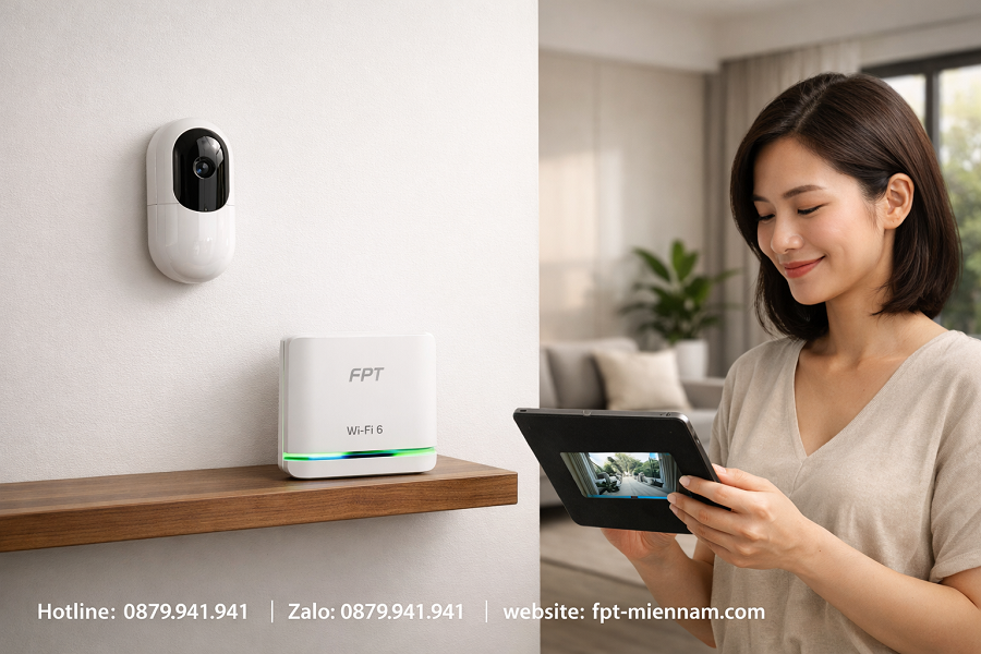 Camera FPT Xã Xuyên Mộc: Thiết Kế Thẩm Mỹ, Lắp Đặt Thẩm Mỹ Không Đi Dây Rườm Rà