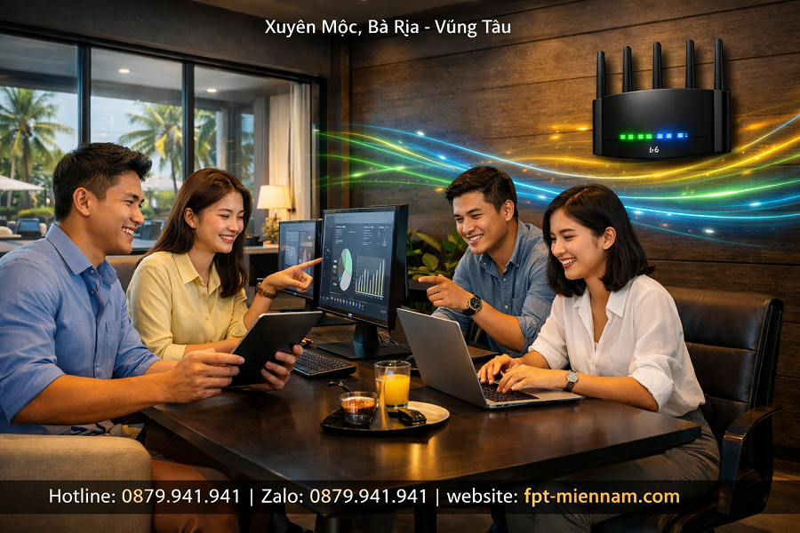 Cáp Quang Doanh Nghiệp FPT Xã Xuyên Mộc: Tối Ưu Hóa Hiệu Suất Làm Việc Văn Phòng
