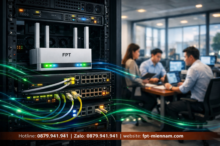 Cáp Quang FPT Doanh Nghiệp Phường Tân Thành: Tặng Modem Chuyên Dụng Cao Cấp