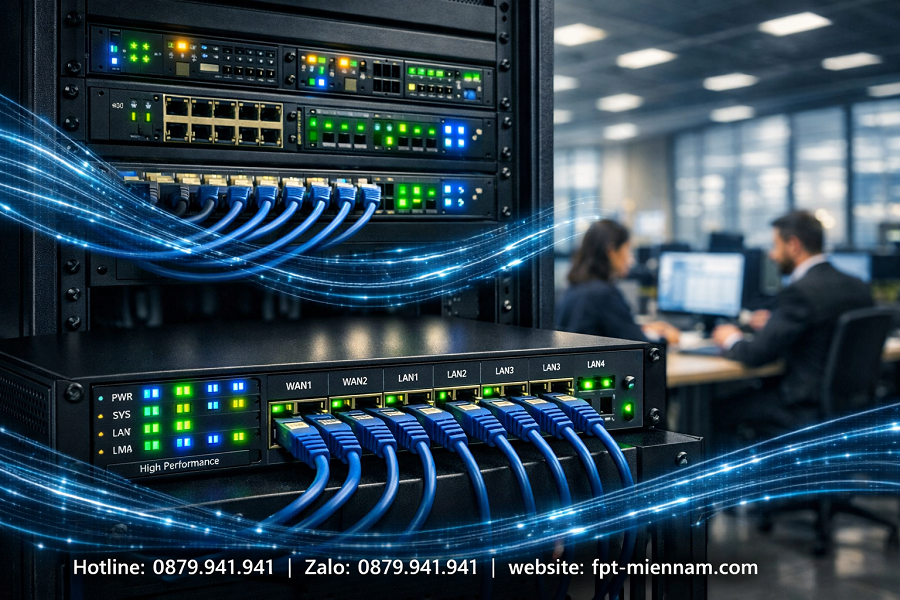 Cáp Quang FPT Doanh Nghiệp Phường Tân Thành: Thiết Bị Modem Cân Bằng Tải Chuyên Dụng