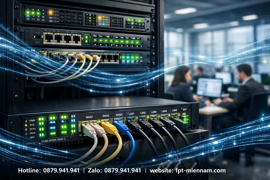 Cáp Quang FPT Doanh Nghiệp Phường Tân Thành: Trang Bị Thiết Bị Modem Cân Bằng Tải Chuyên Dụng