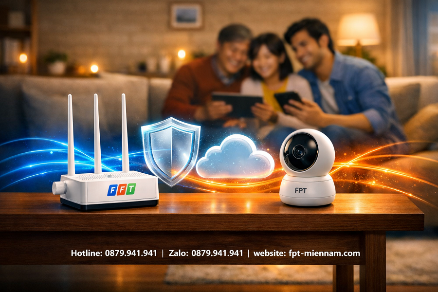 Combo Internet Camera FPT Phường Trà Câu: Giải Pháp Kết Nối Và An Ninh Toàn Diện 2 Trong 1